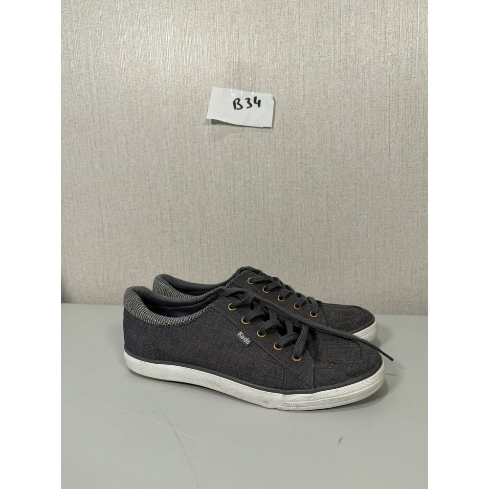Keds Gray Lace Up Rubber Soled Sneakers Tennis Shoes WF66247 Women's‎ Size 8